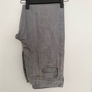 Levi's Light Gray Denim Shorts